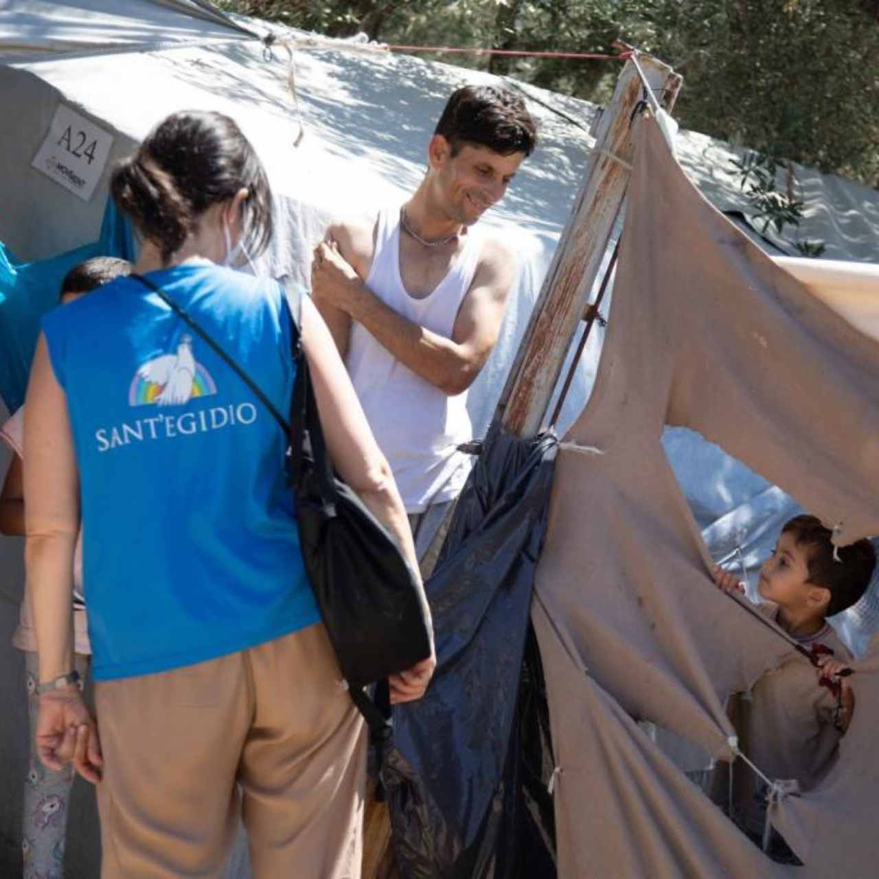 En los campos de refugiados